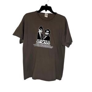 Gildan Blues Brother Chicago Short Sleeve Shirt, Unisex L